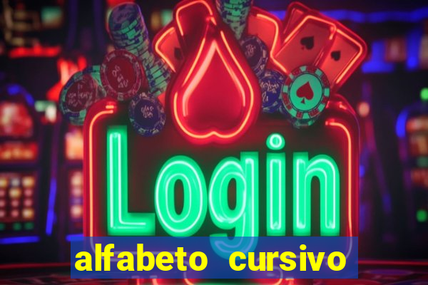 alfabeto cursivo pontilhado para imprimir pdf